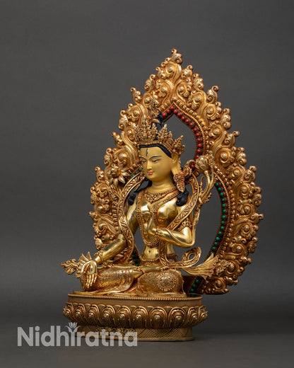 White Tara Statue | Seven-Eyed Goddess of Longevity