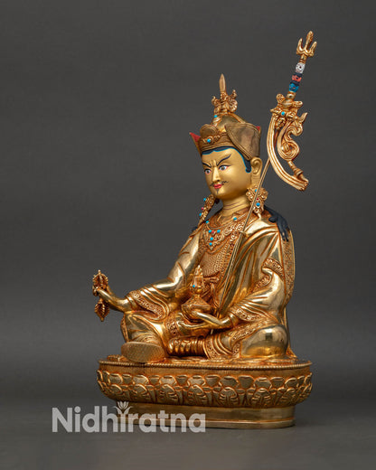 Guru Rinpoche Statue | Sacred Himalayan Buddhist Art