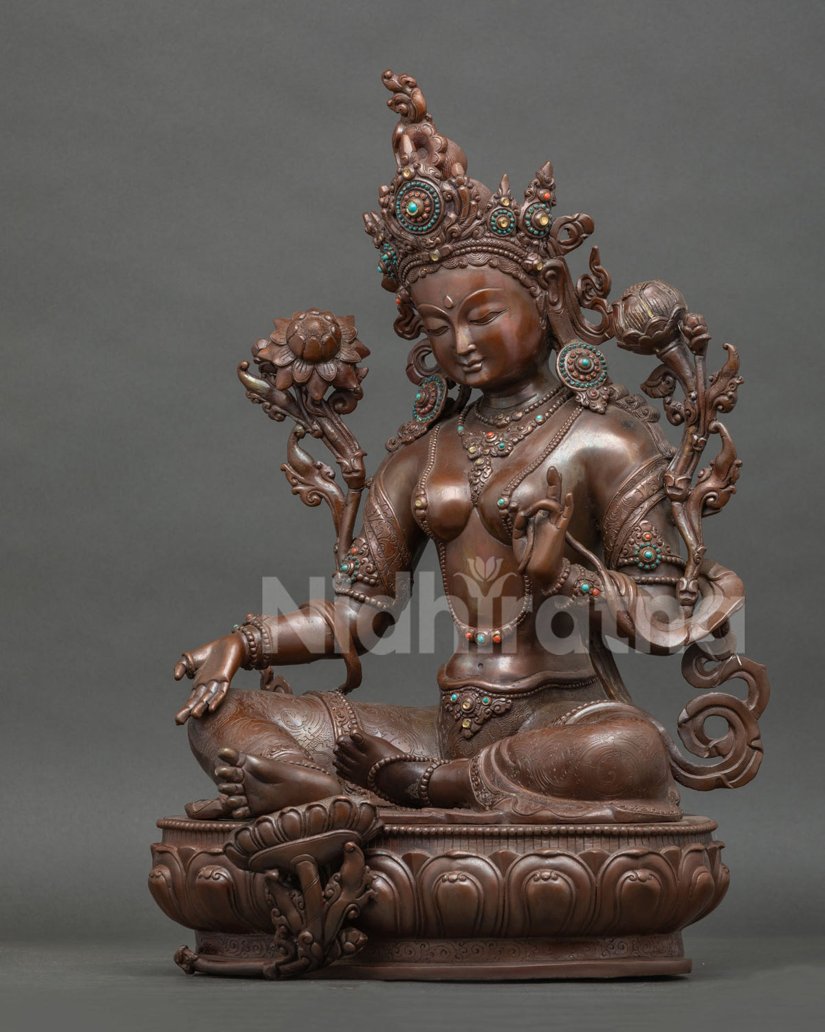 Green Tara Statue