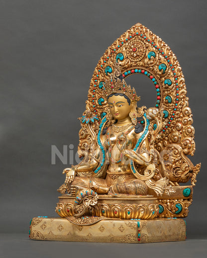 Green Tara Statue