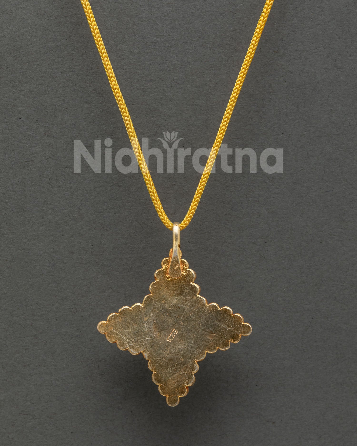 Star-Shaped Tibetan Locket | Handcrafted Pendant with Floral Design