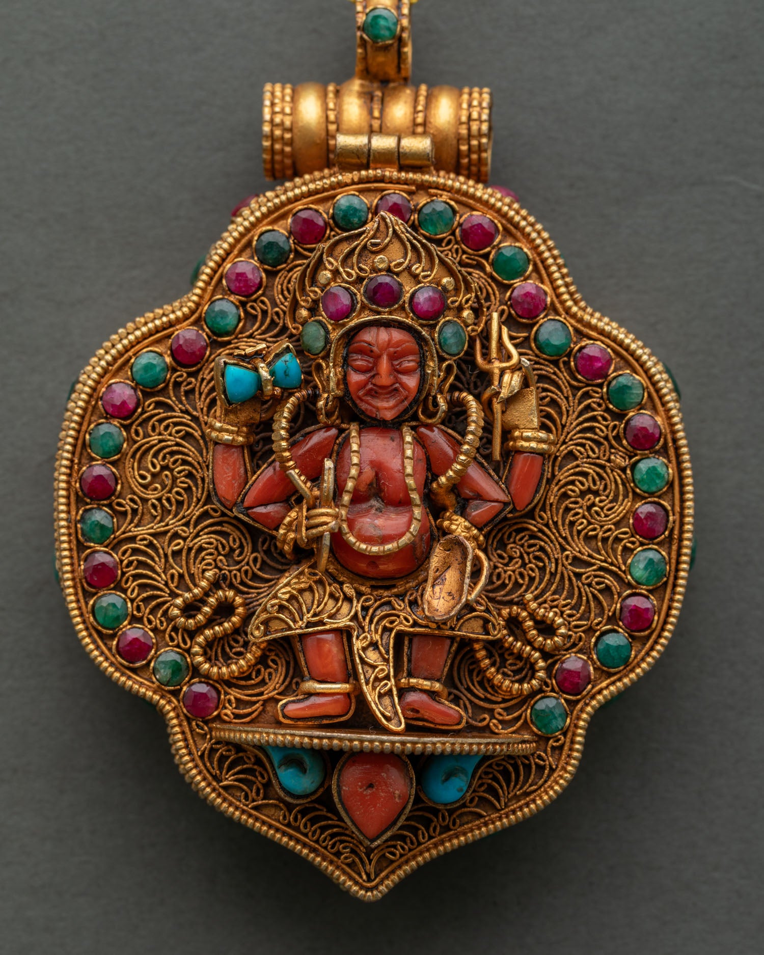 Ghau Mala [4 Arm Mahakala]
