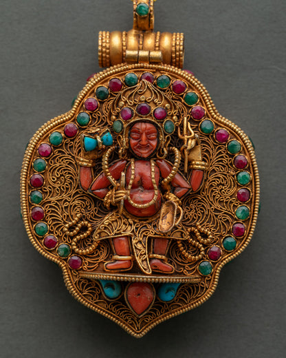 Ghau Mala [4 Arm Mahakala]