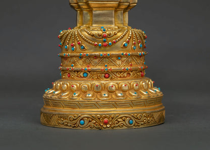 Stupa (Chorten) | Handcrafted Buddhist Shrine from Nepal