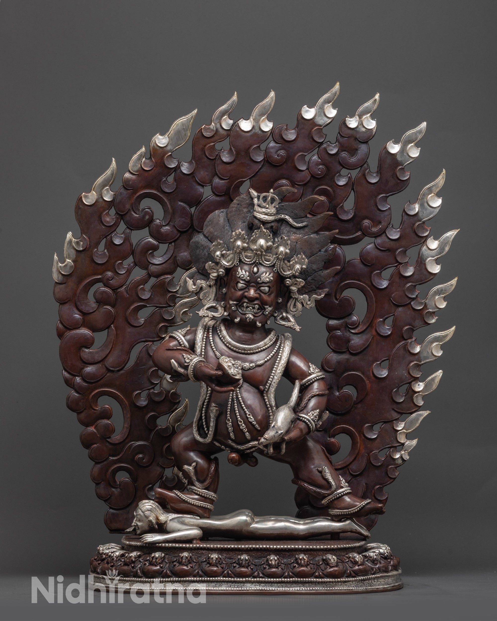 Black Dzambhala Statue