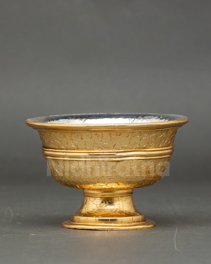 Handcrafted Ritual Water Offering Set for Daily Buddhist Prayers