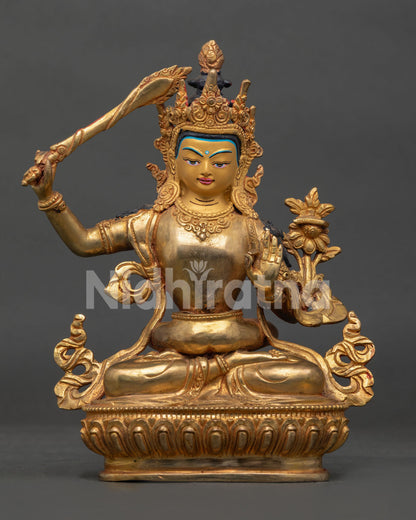 Manjushri Consort Statue