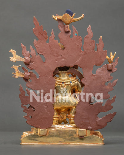 Sakya Mahakala Statue | Tibetan Protector Deity