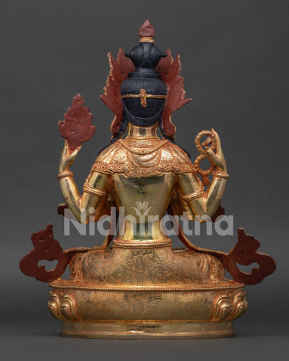Handcrafted Chenrezig Statue | Symbol of Compassion and Mercy