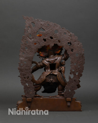 Guru Dragpo Statue | Sacred Buddhist Guardian Artwork