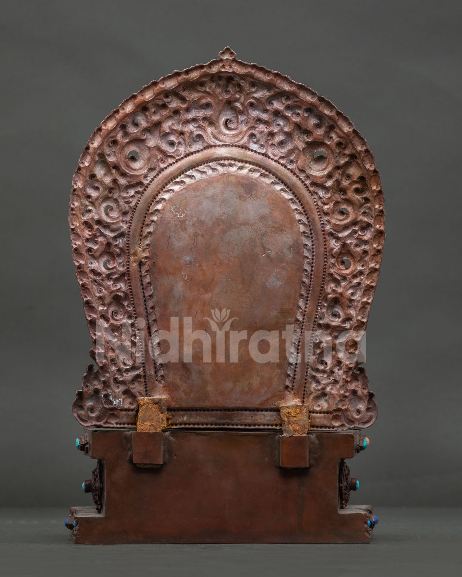 Dzambhala With Throne Statue