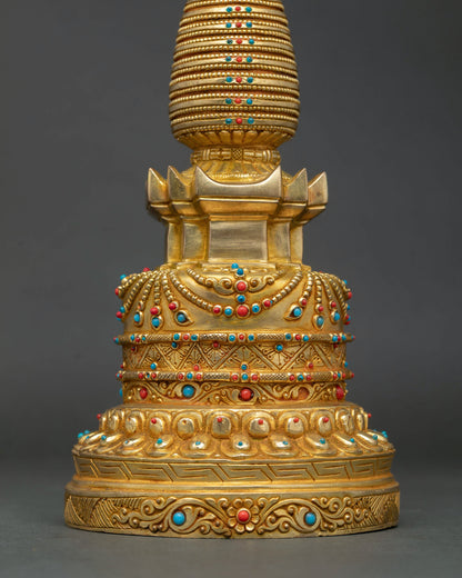 Stupa (Chorten) | Handcrafted Buddhist Shrine from Nepal