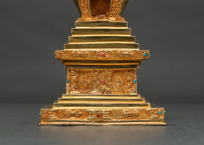 Handcrafted Stupa | Traditional Buddhist Shrine from Nepal