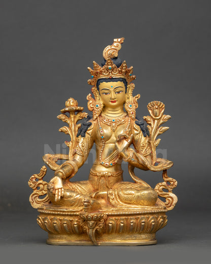 Green Tara Statue
