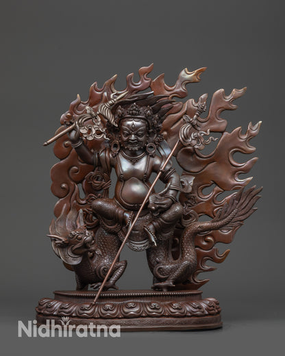 White Dzambhala Statue