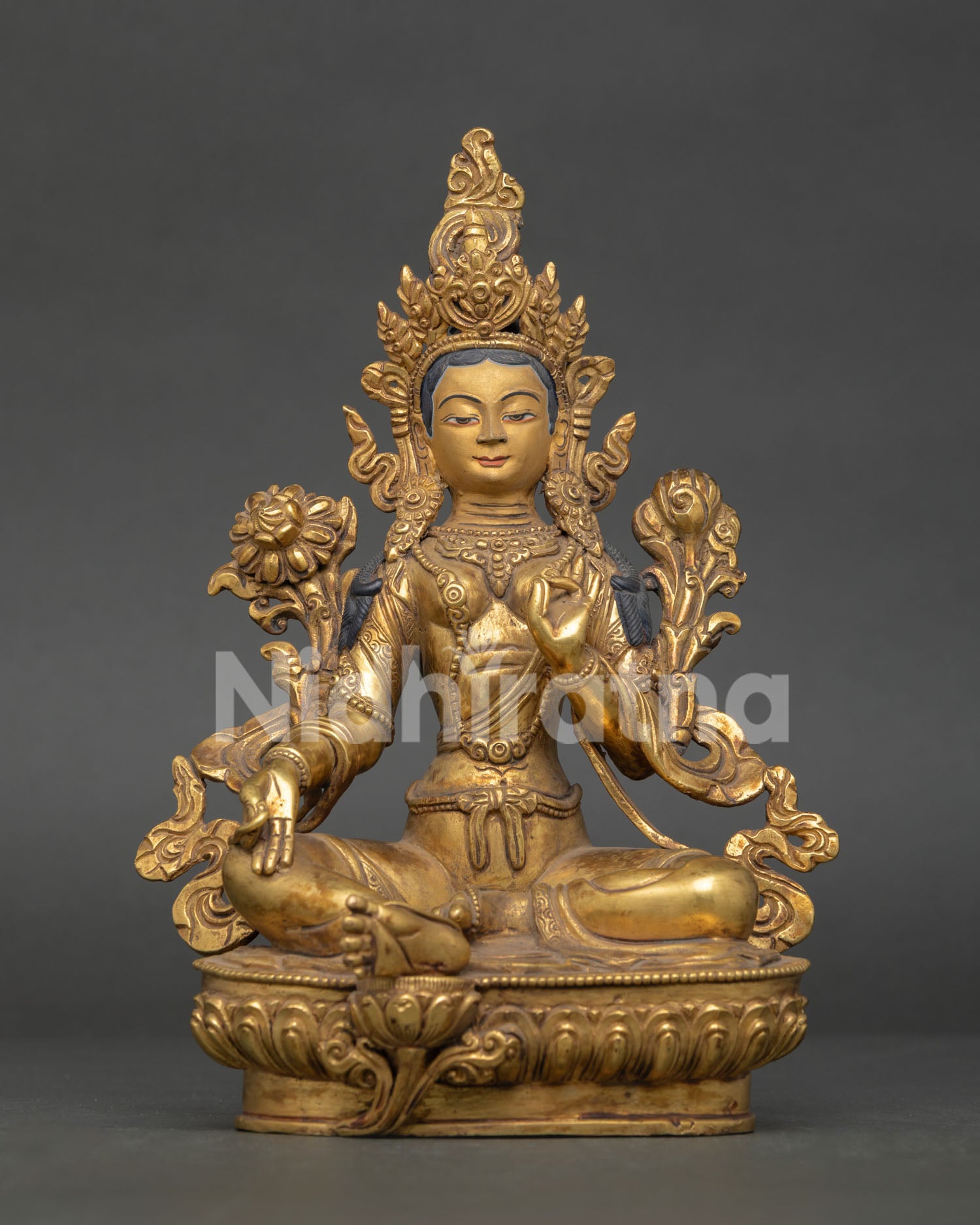 Green Tara Statue