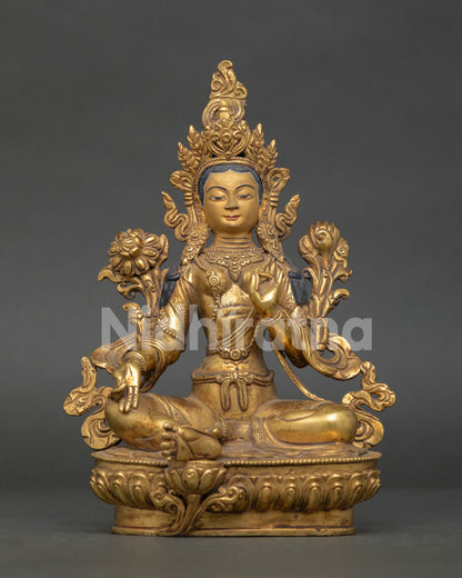 Green Tara Statue