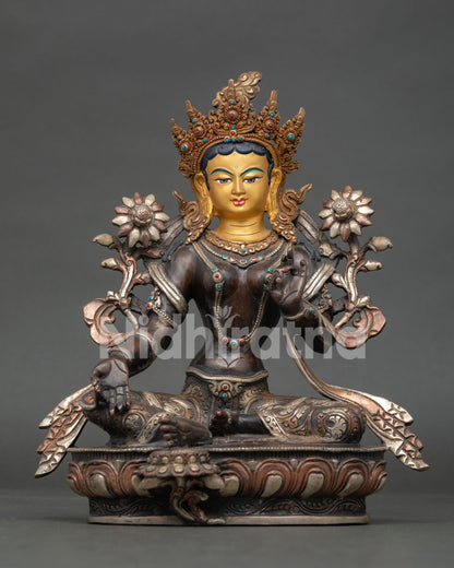 Green Tara Statue