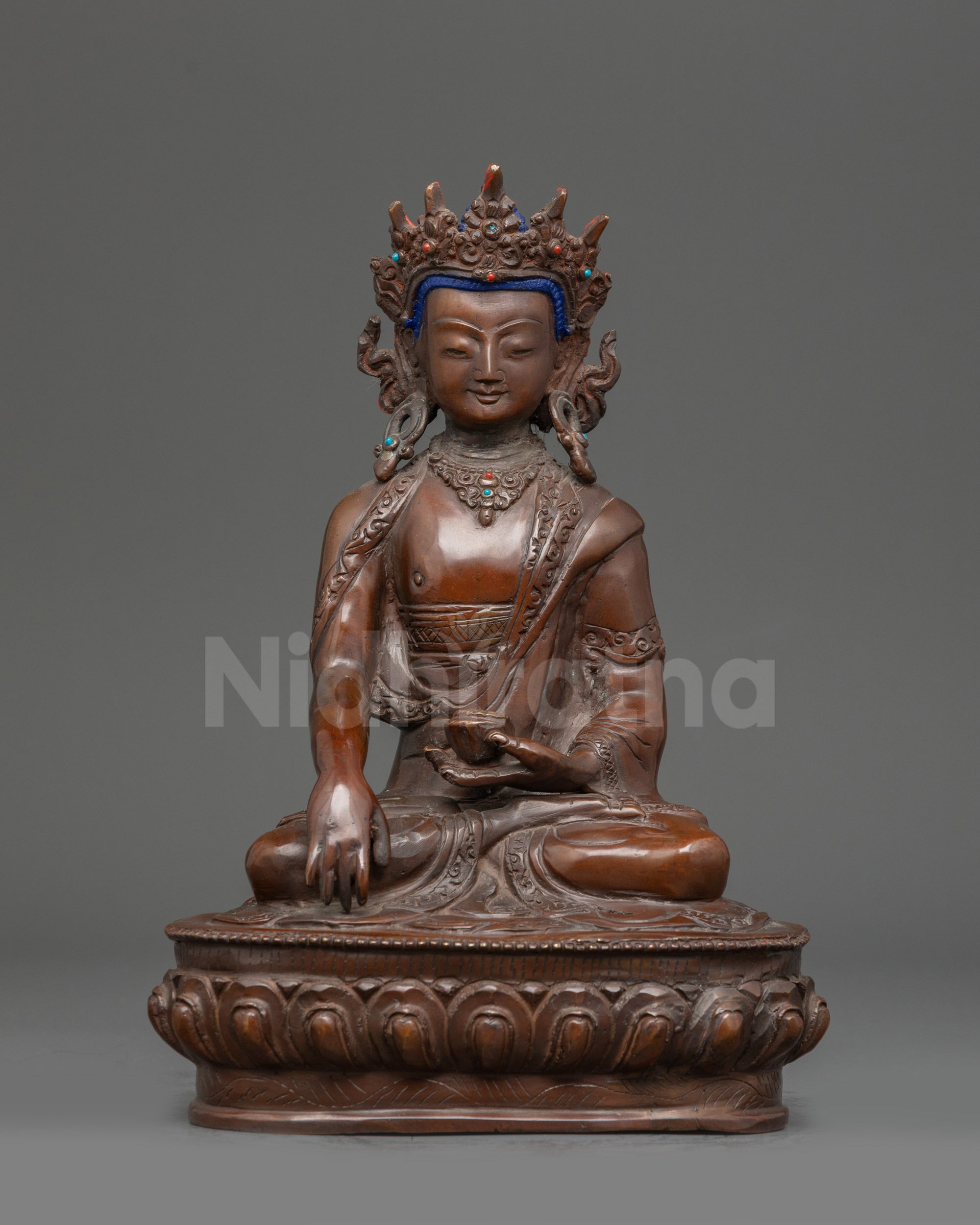 Crown Shakyamuni Buddha Statue