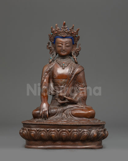 Crown Shakyamuni Buddha Statue