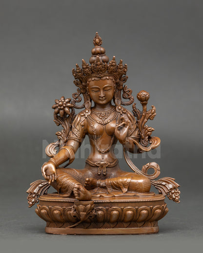 Green Tara Statue