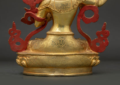 Manjushri Statue from Nepal | Traditional Newari Craftsmanship
