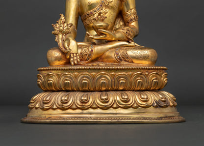 Handcrafted Medicine Buddha Statue | Healing & Meditation Decor