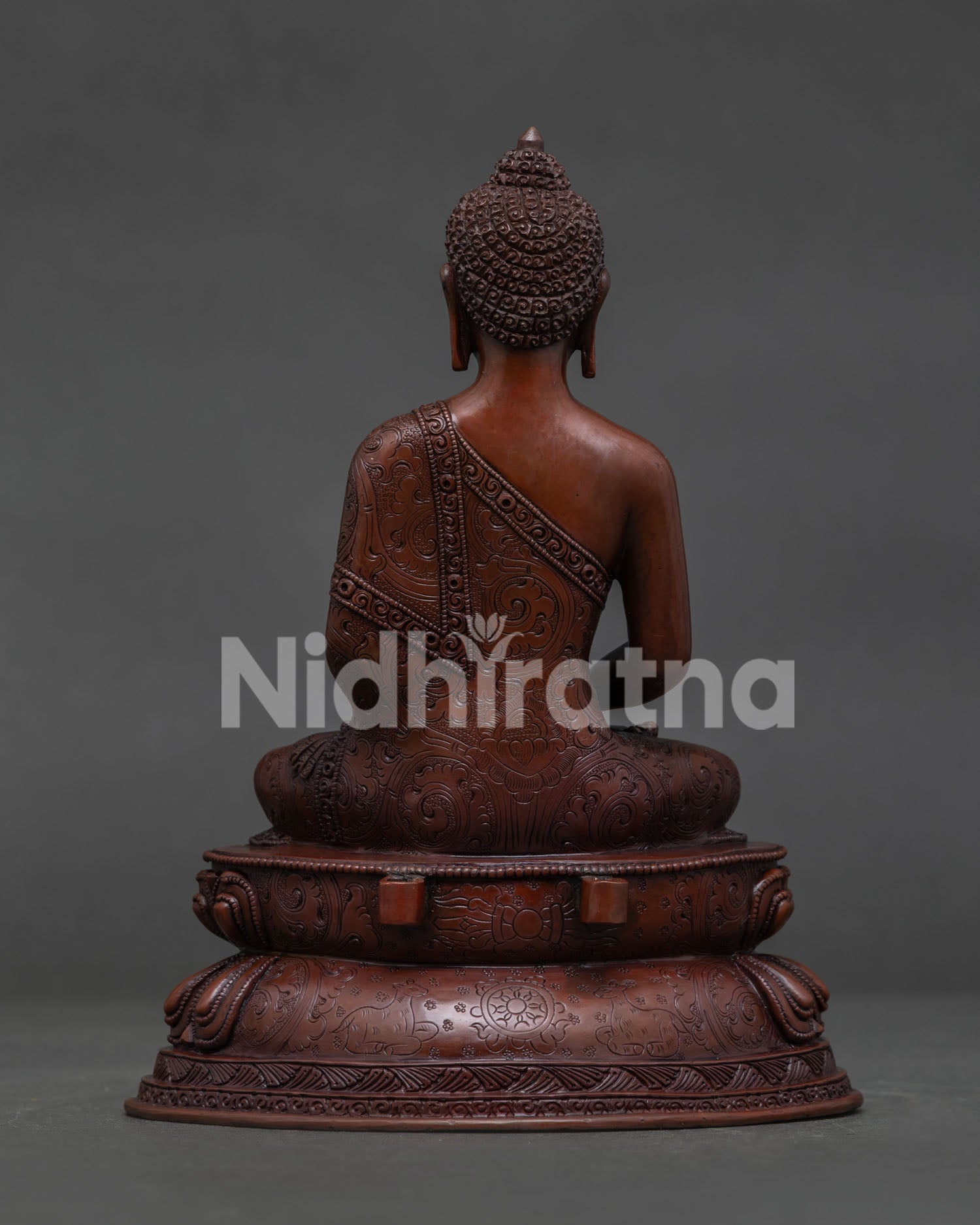 Amitabha Buddha Statue | Copper Buddhist Sculpture from Nepal