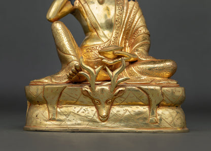 Milarepa Statue | Sacred Tibetan Meditation Master Sculpture