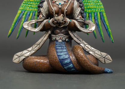 Naga Kanya Statue – Sacred Himalayan Serpent Goddess