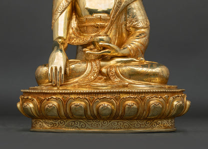 Royal Siddhartha Gautama Statue | The Crowned Buddha of Dharma