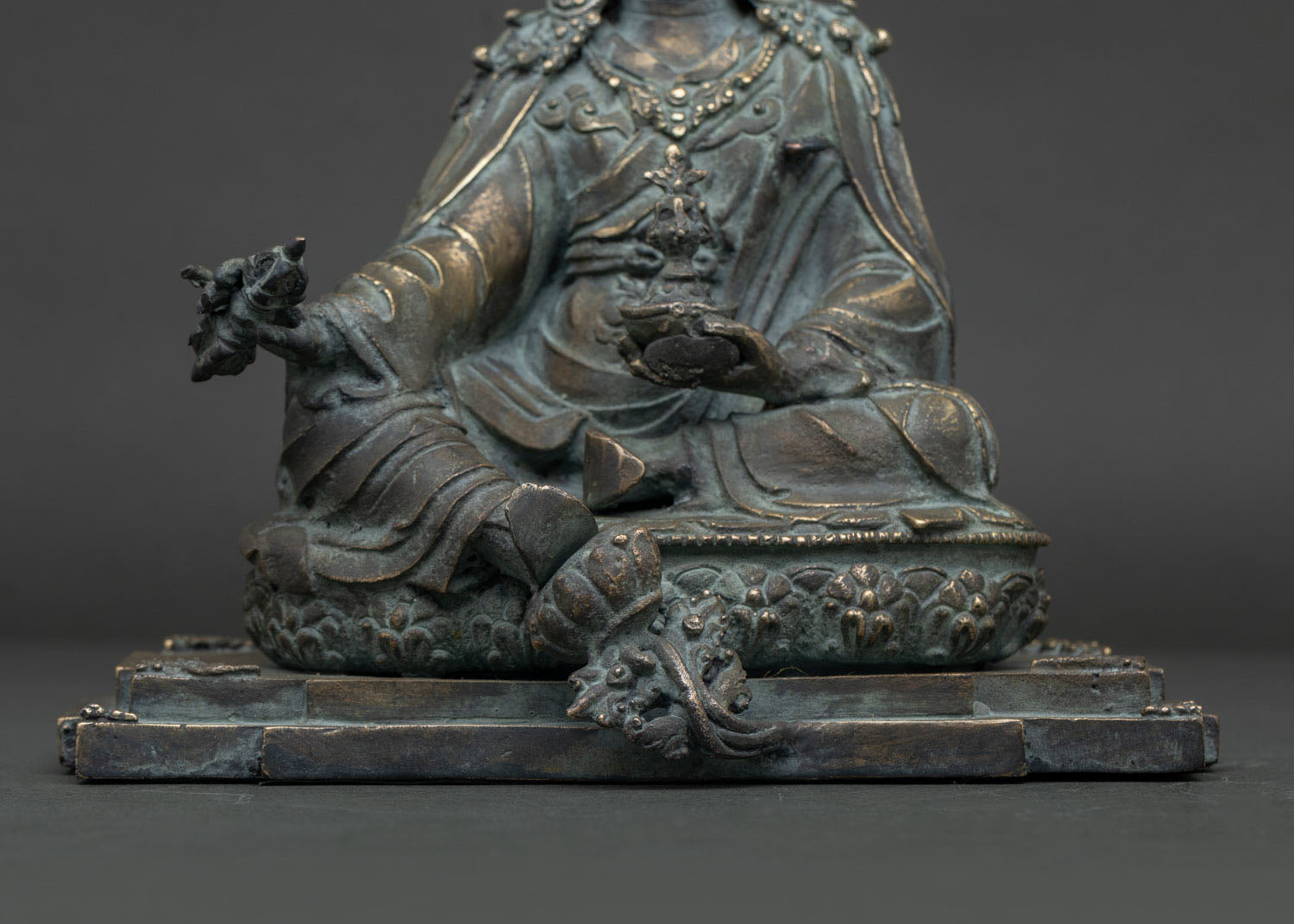 Guru Rinpoche Statue | Handcrafted Bronze Sculpture from Nepal