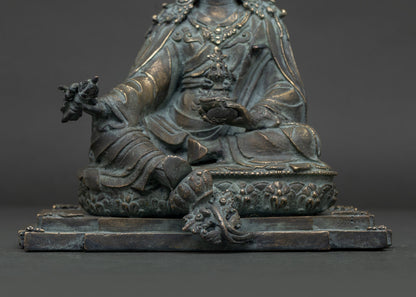 Guru Rinpoche Statue | Handcrafted Bronze Sculpture from Nepal