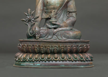Medicine Buddha Statue | Handcrafted Buddhist Healing Sculpture