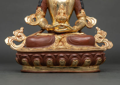 Tibetan Amitayus Statue for Meditation | Symbol of Longevity & Health