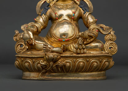Dzambhala Statue | Buddhist Sculpture for Wealth and Abundance