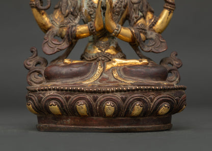 Chenrezig Statue | Sacred Himalayan Buddhist Sculpture