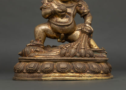 Black Dzambhala Statue