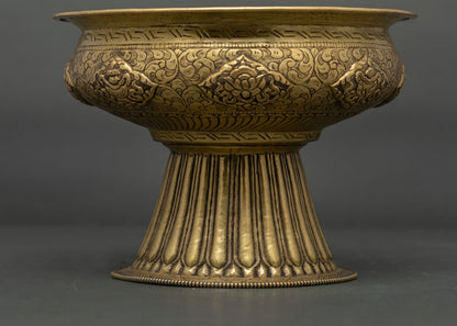 Food Offering Bowl | Buddhist Ceremonial Ritual Vessel
