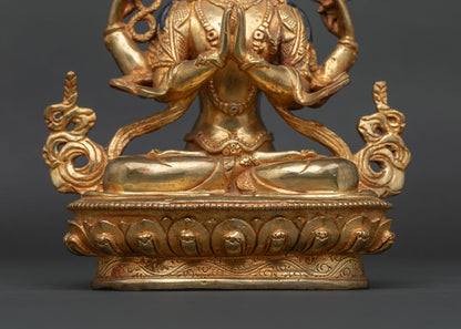 Chenrezig Statue | Sacred Four-Armed Avalokiteshvara