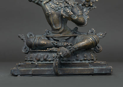 Manjushri Bronze Statue | Symbol of Clarity & Ultimate Wisdom