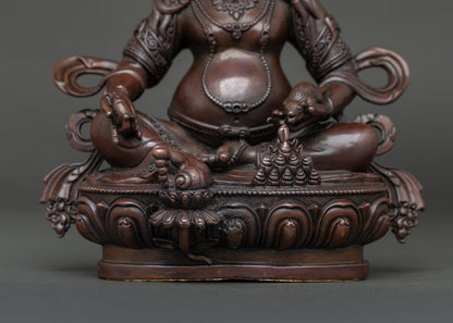 Dzambhala Statue | Nepalese Buddhist Deity for Wealth & Prosperity