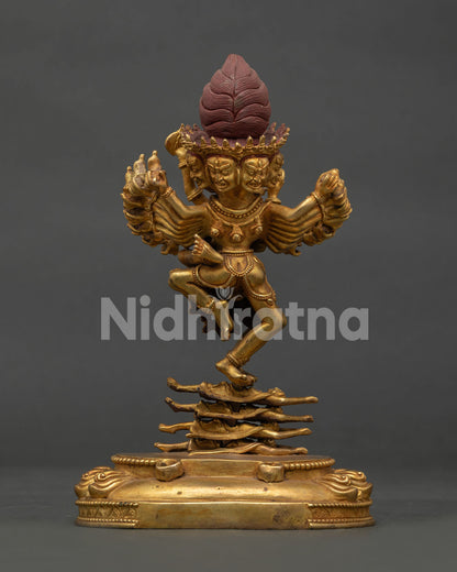 Hevajra Statue | Wrathful Vajrayana Deity Handmade in Nepal