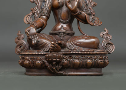 Green Tara Statue