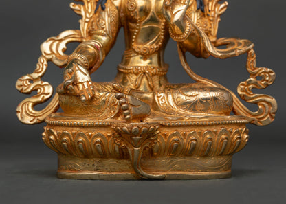 Green Tara Statue | Divine Protector of Tibetan Buddhism