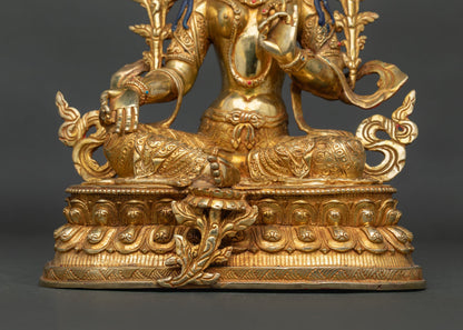 Green Tara Statue