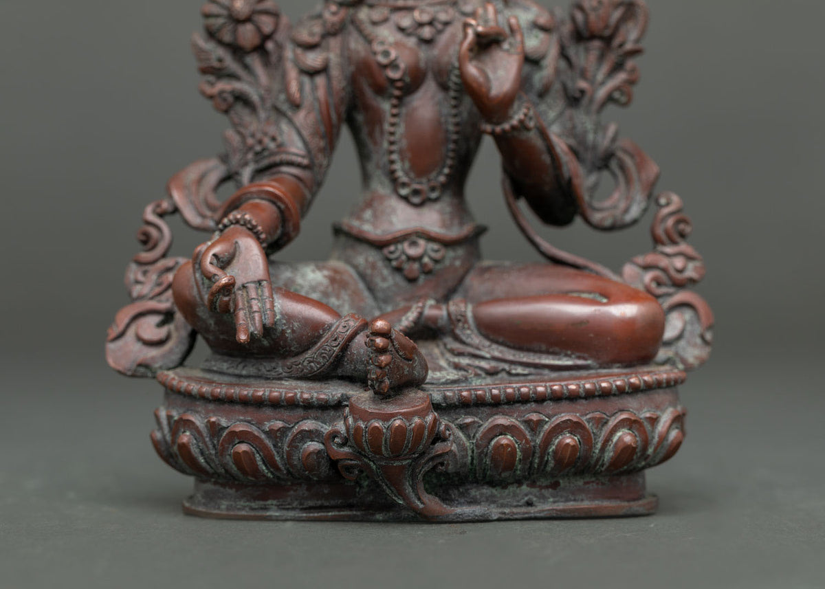 Green Tara Statue
