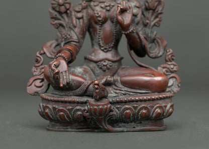 Green Tara Statue