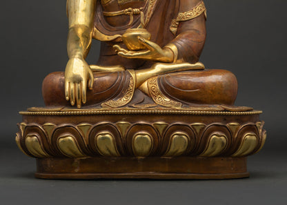 Traditional Shakyamuni Buddha Statue – Handcrafted in Nepal