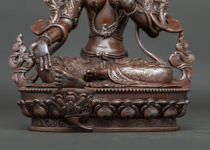 Green Tara Statue | Symbol of Fearless Compassion & Protection